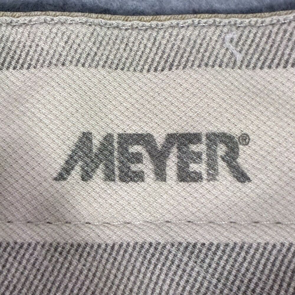 Meyer Comfort Stretch Chino Pants Men’s 38x32 Beige Khaki Non Iron Trousers - Picture 7 of 10